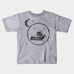 Haunted Library Under The Stars Kids T-Shirt